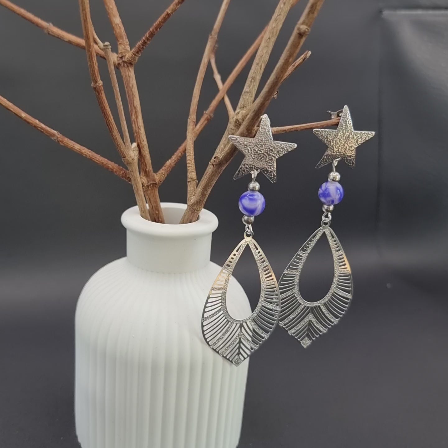 Winterstern – Ohrringe