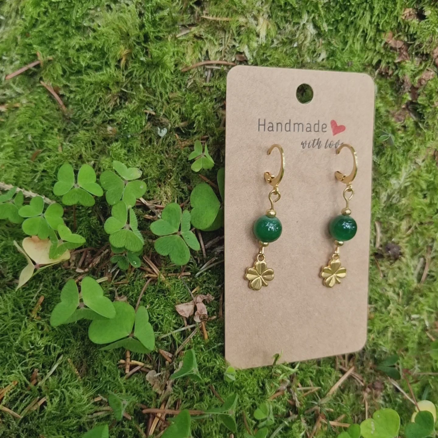 Kleeblattzauber - Dunkelgrün