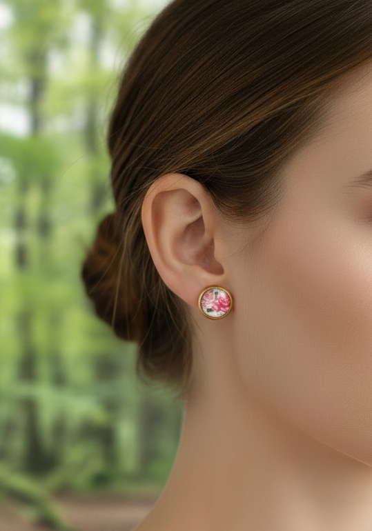 Rosenblüte Ohrstecker