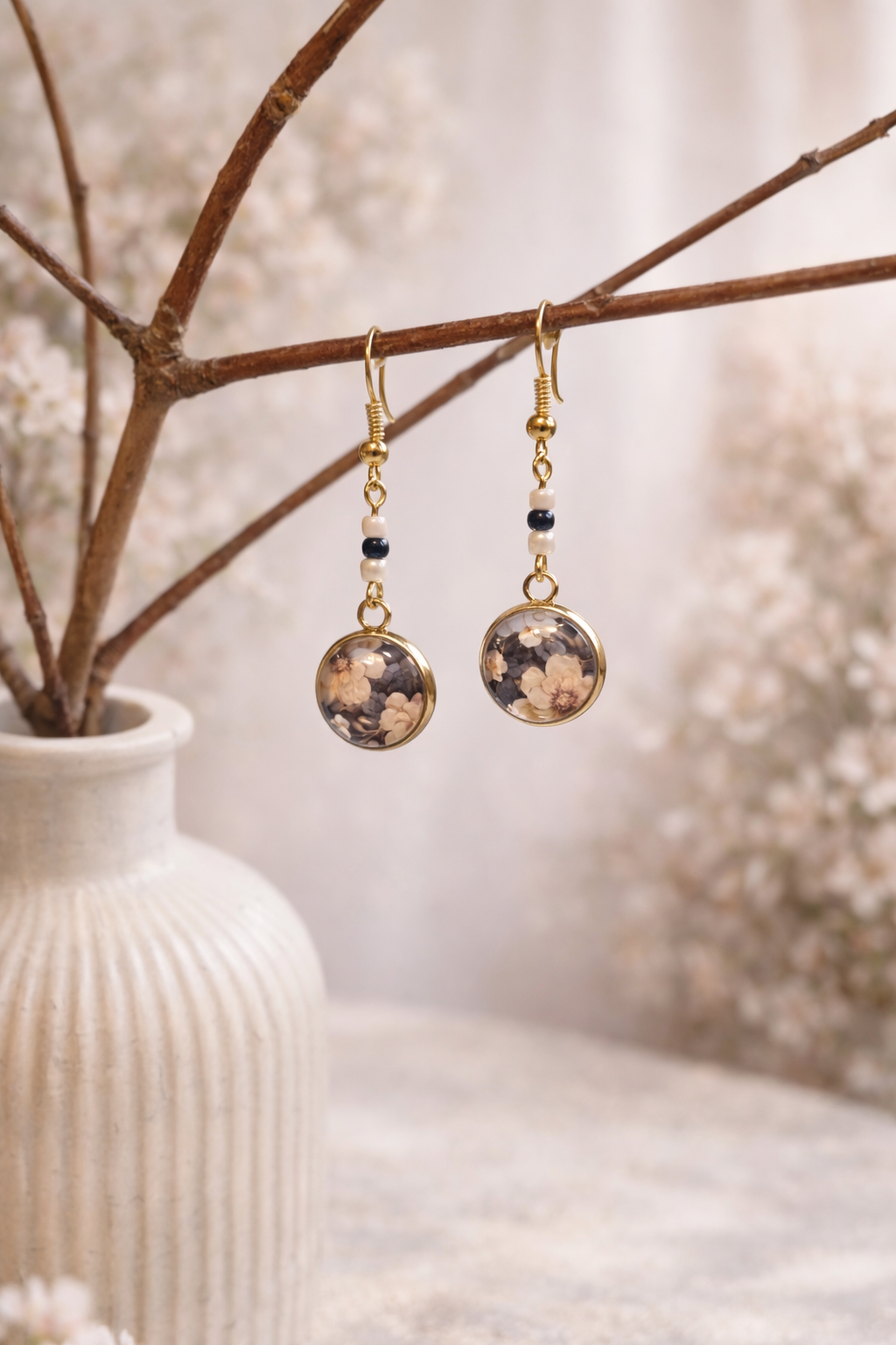 Blütenklang Hängeohrringe