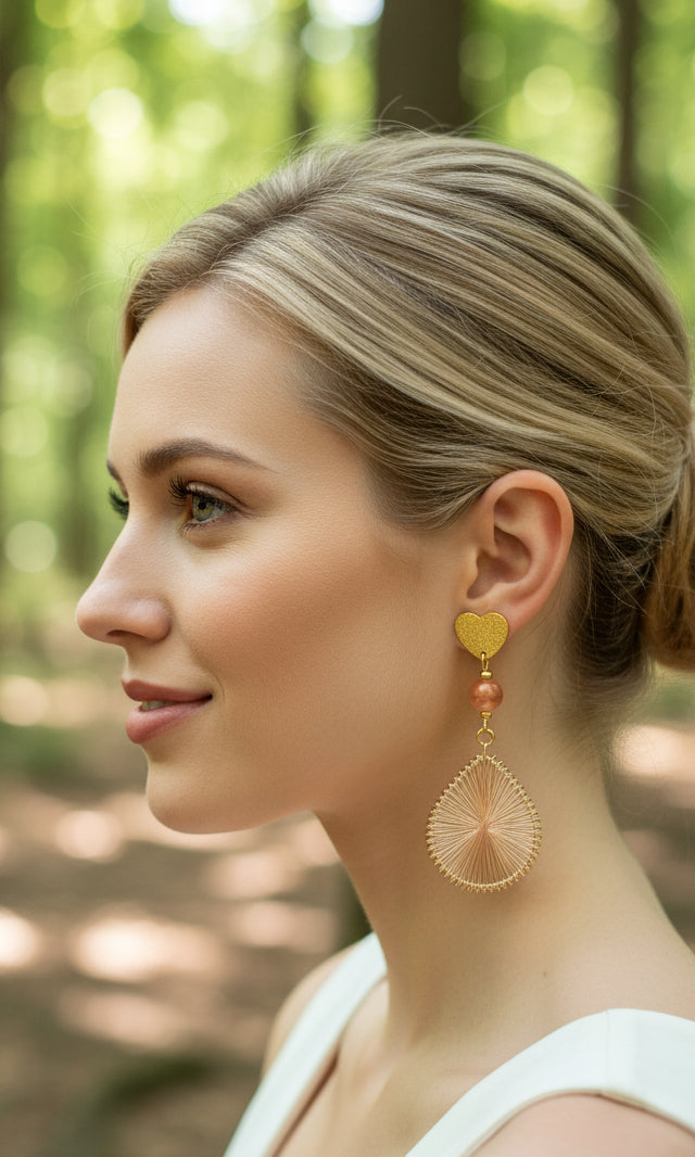 Herzensgold – Ohrringe