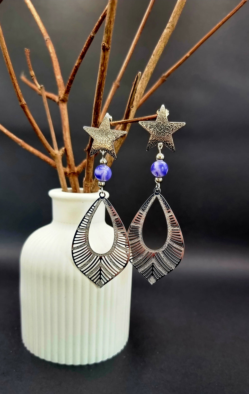 Winterstern – Ohrringe