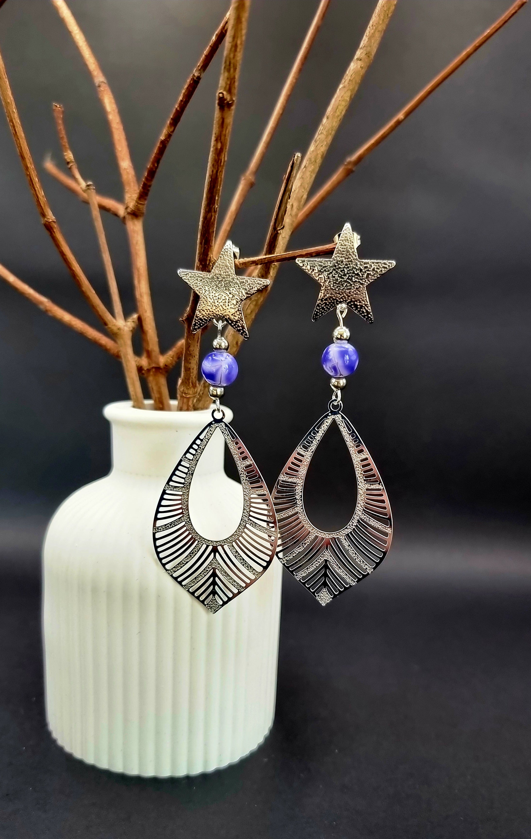 Winterstern – Ohrringe