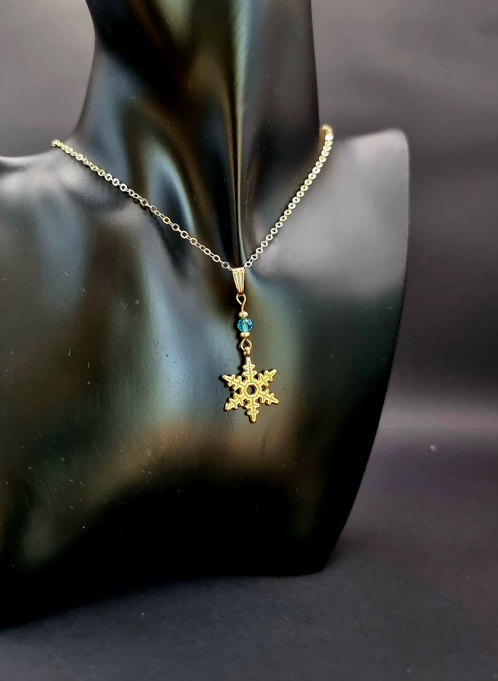 Winterzauber Schneeflocken Kette