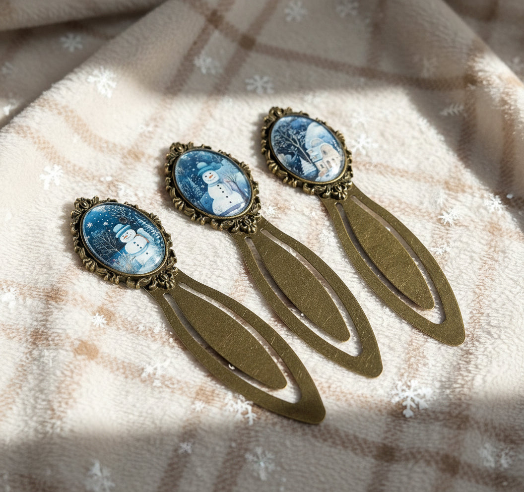 Winterhaus Lesezeichen