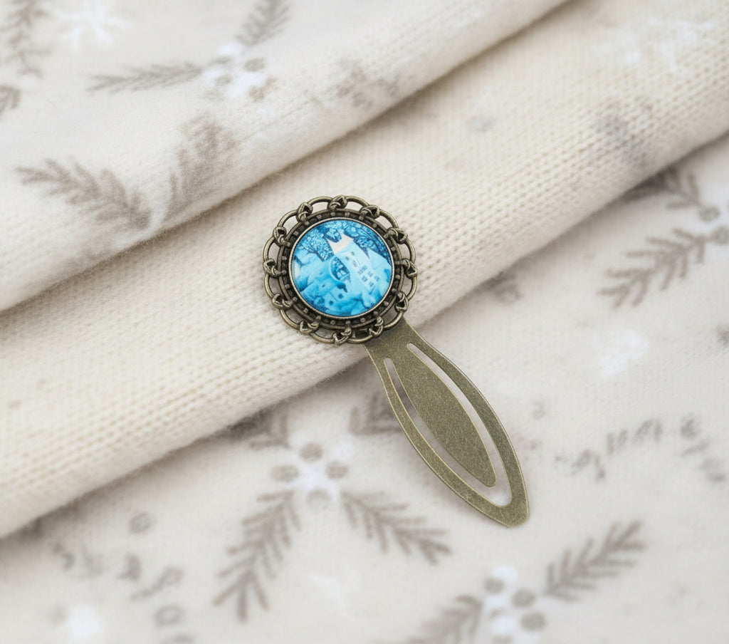 Winter Cottage Lesezeichen