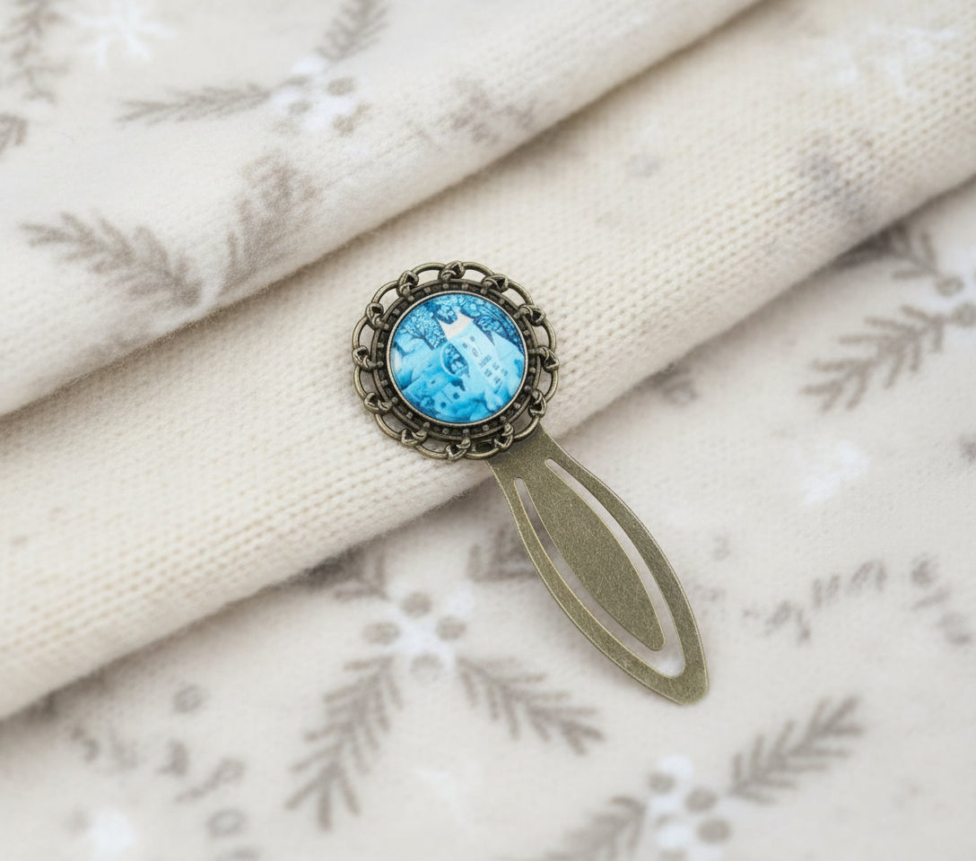 Winter Cottage Lesezeichen