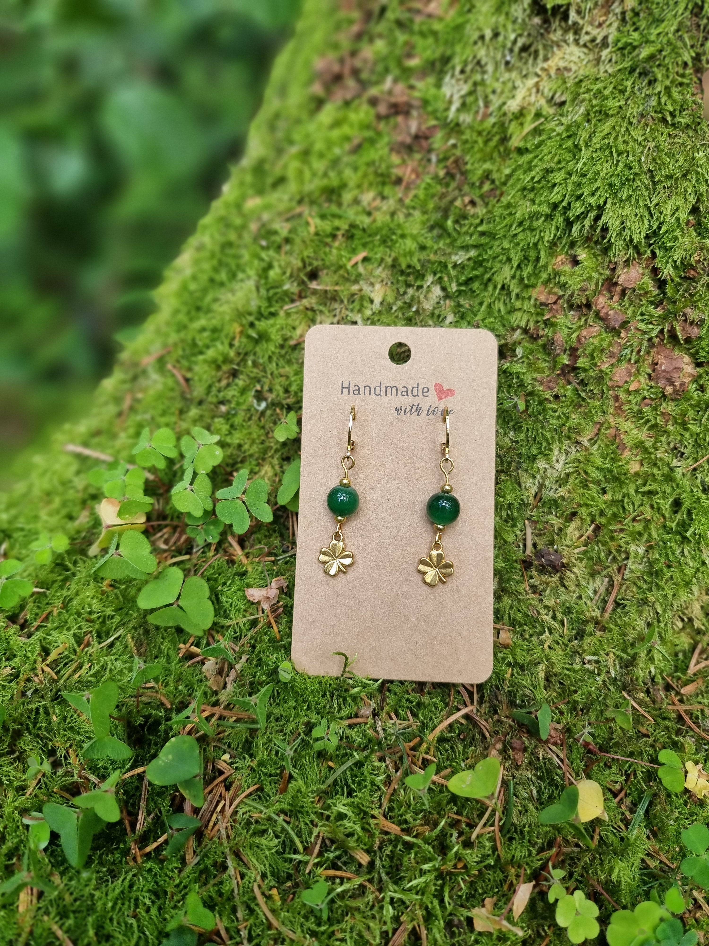 Kleeblattzauber - Dunkelgrün