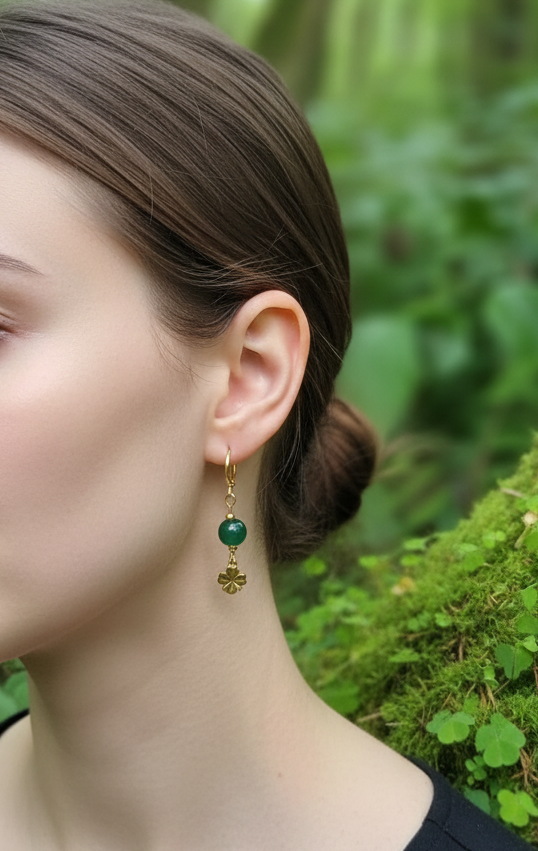 Kleeblattzauber - Dunkelgrün