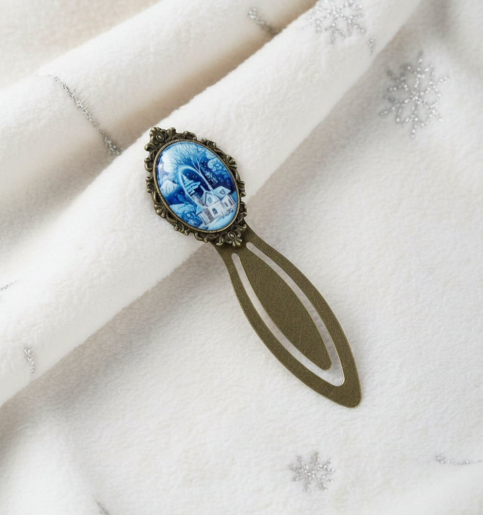 Winterhaus Lesezeichen