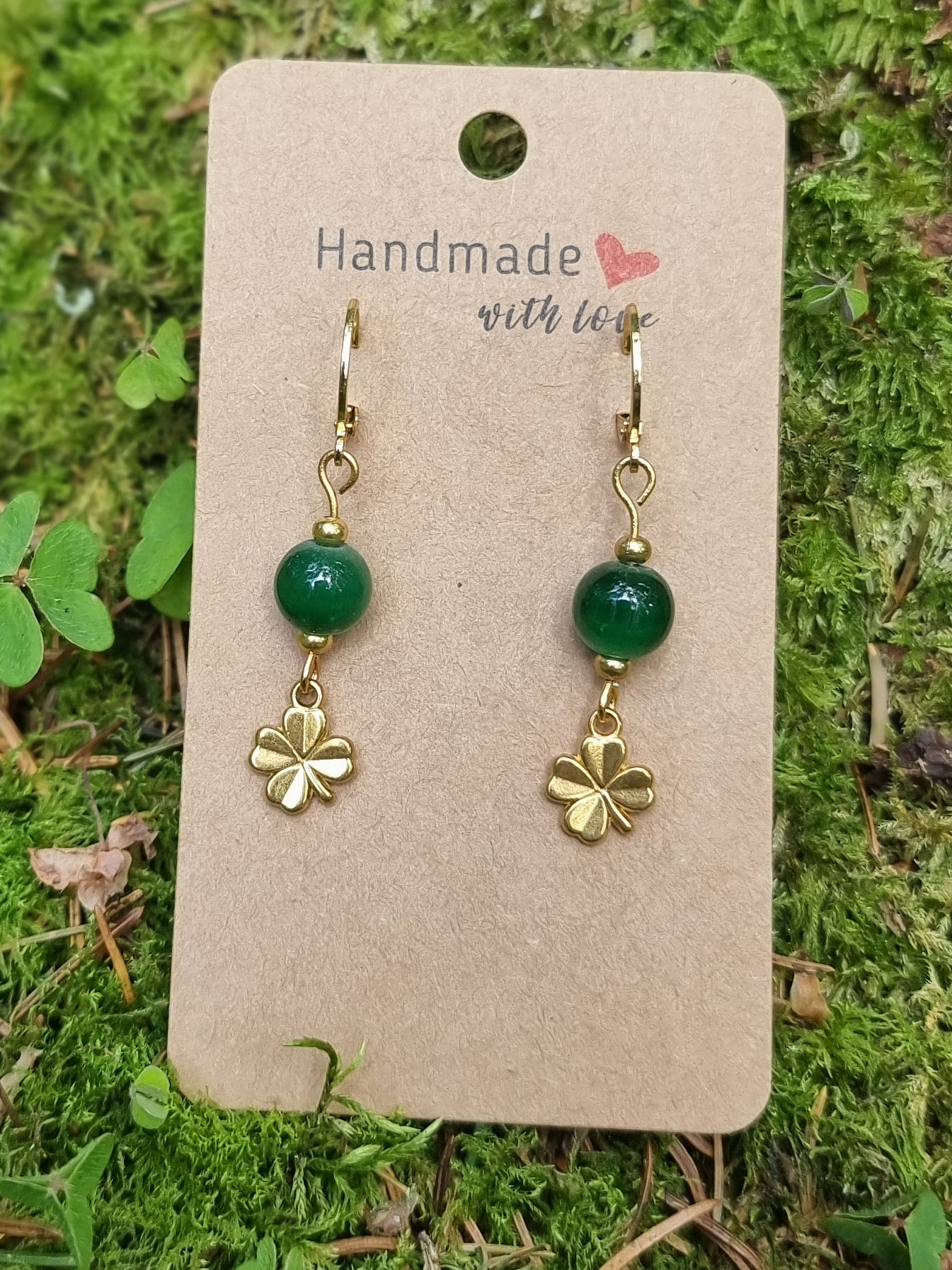 Kleeblattzauber - Dunkelgrün