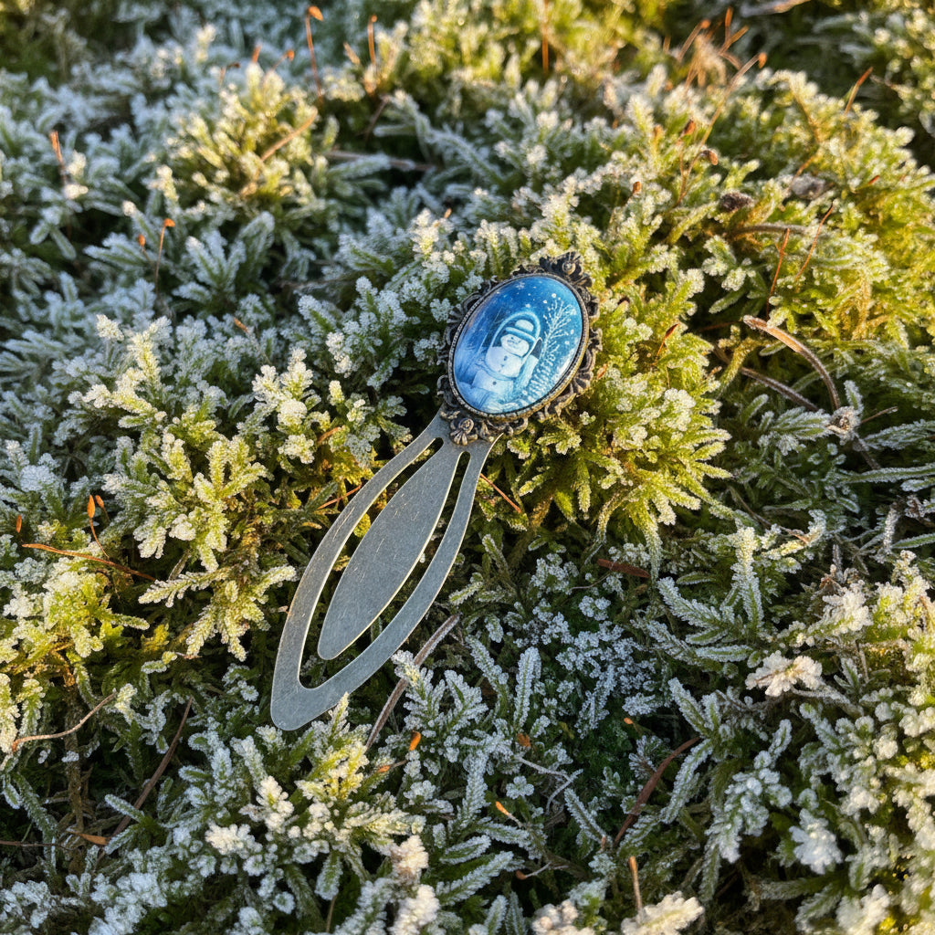 Kleiner Schneemann Lesezeichen