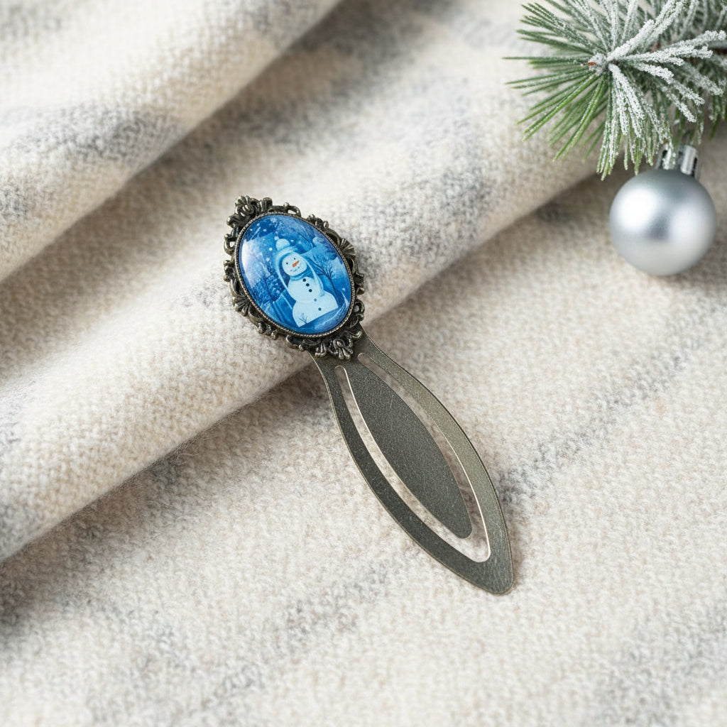 Schneemann Lesezeichen